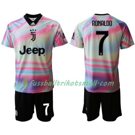 Fußballtrikots Juventus RONALDO 7 Kinder EA Sport 2018-2019 Kurzarm